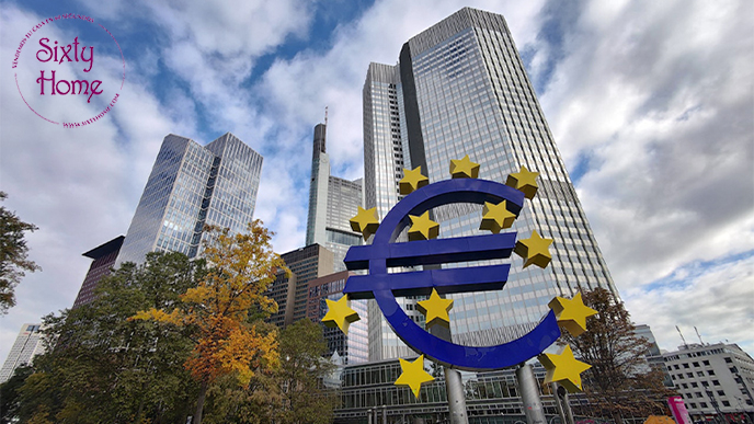 Foto del banco central europeo.